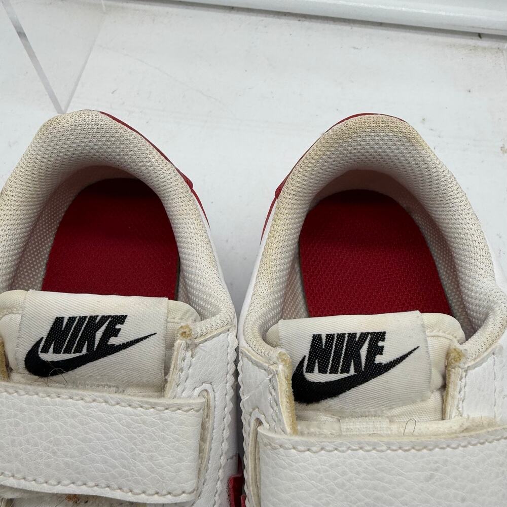 Nike Shoes Kids Youth 13.5C Cortez Gump Strap White Blue Red Sneaker - Picture 5 of 8